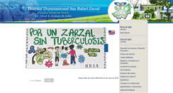 Desktop Screenshot of hospitalsanrafaelzarzal.gov.co