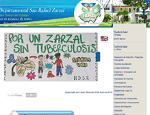 Tablet Screenshot of hospitalsanrafaelzarzal.gov.co